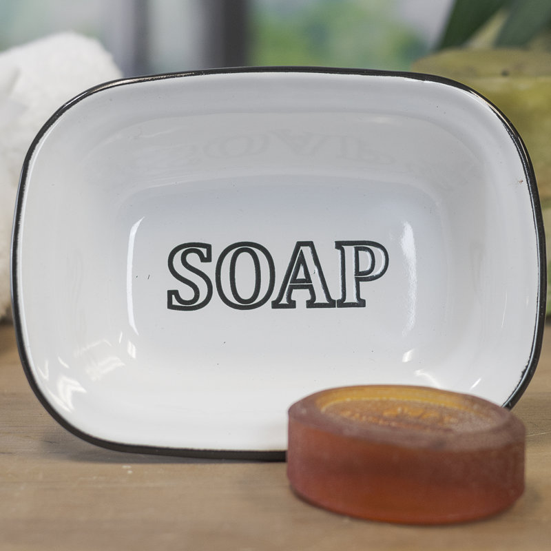 American Mercantile Vintage Enamelware Soap Dish & Reviews Wayfair